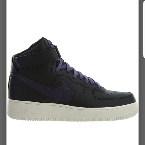 nike air force black purple